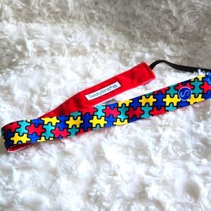 SweatyBands autism/puzzle headband.